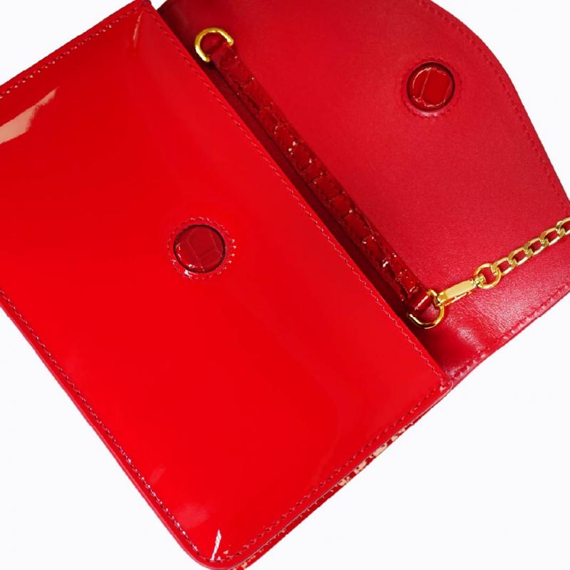 Starlet Clutch - Red Croco thumbnail 5