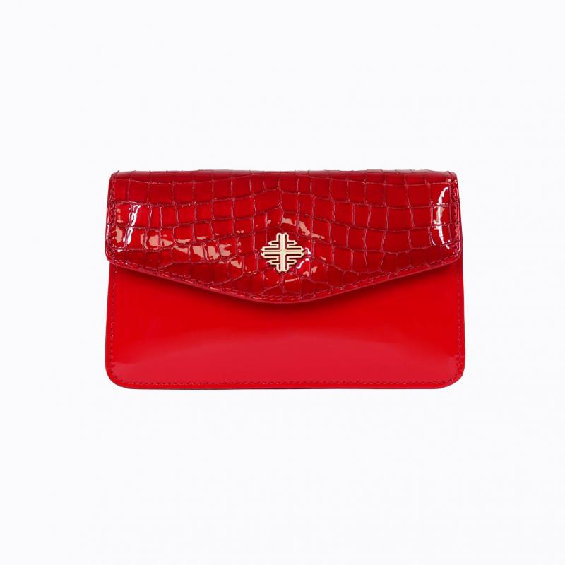 Starlet Clutch - Red Croco thumbnail 6