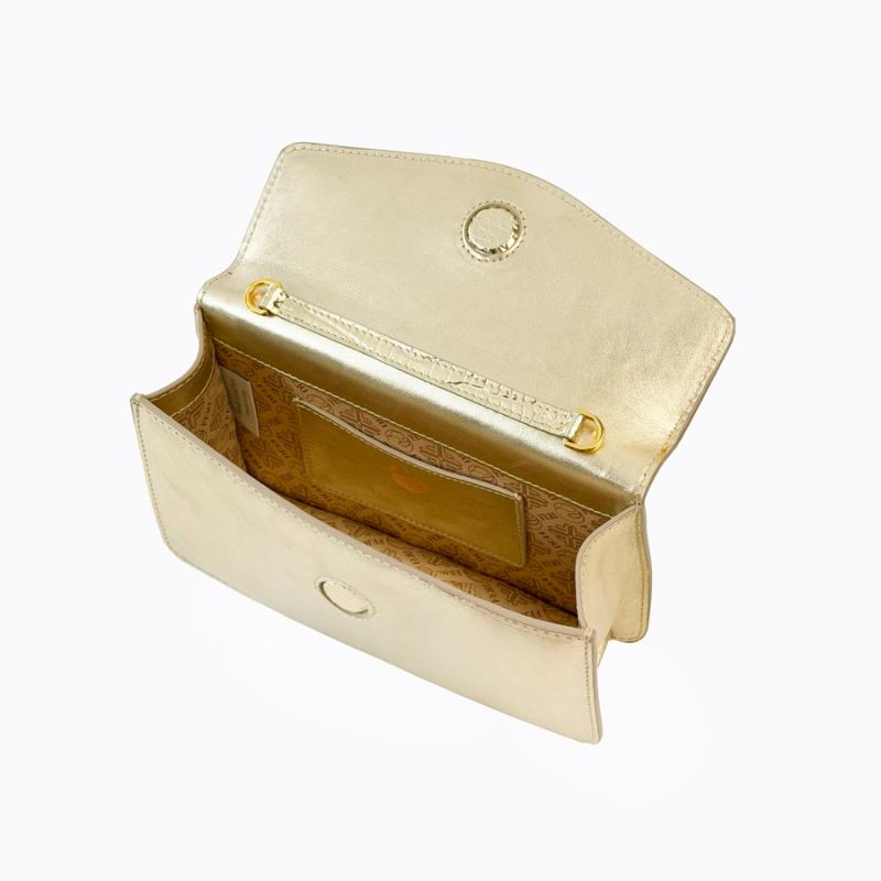 Starlet Clutch - Gold Croco thumbnail 7