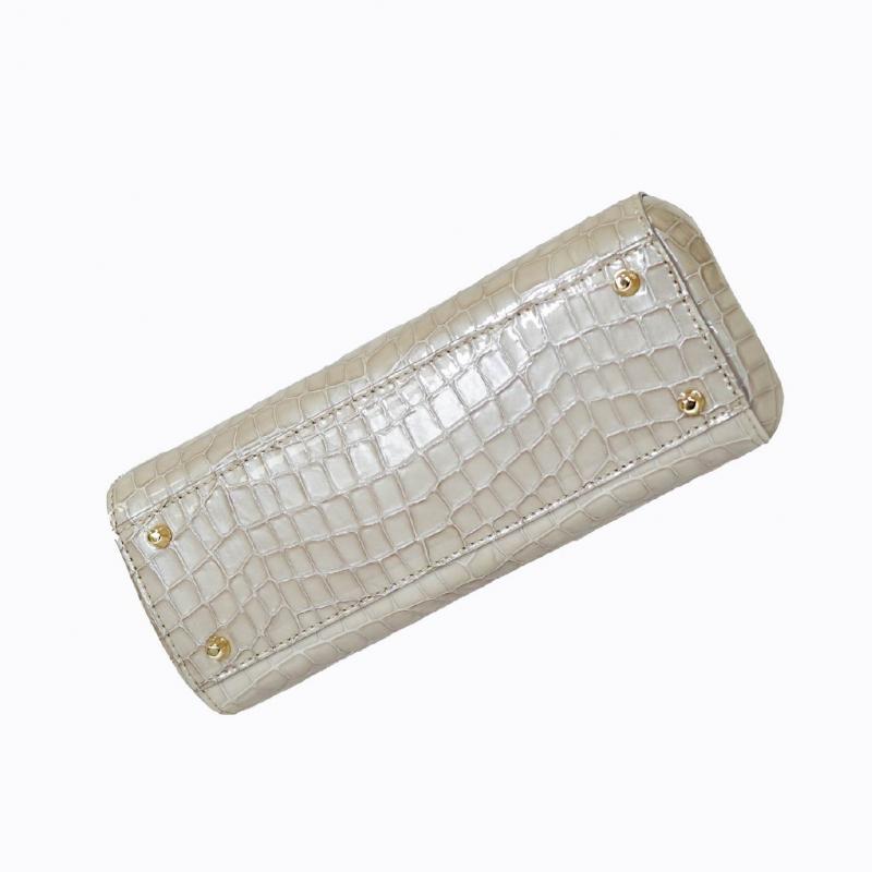 Royale Handbag - Beige Croco  thumbnail 8