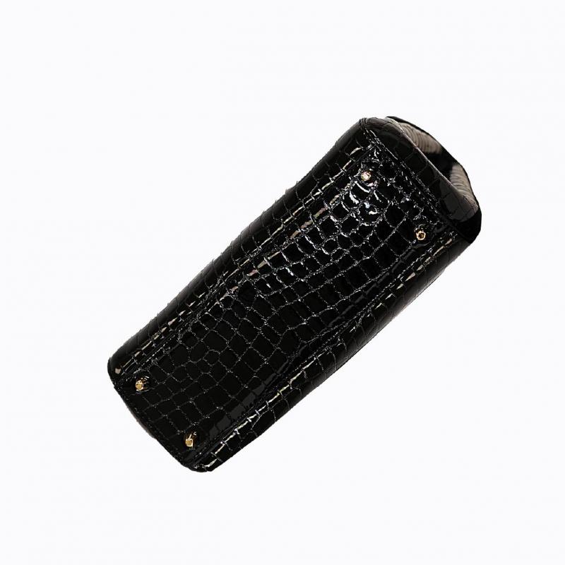 Royale Handbag - Black Croco thumbnail 8