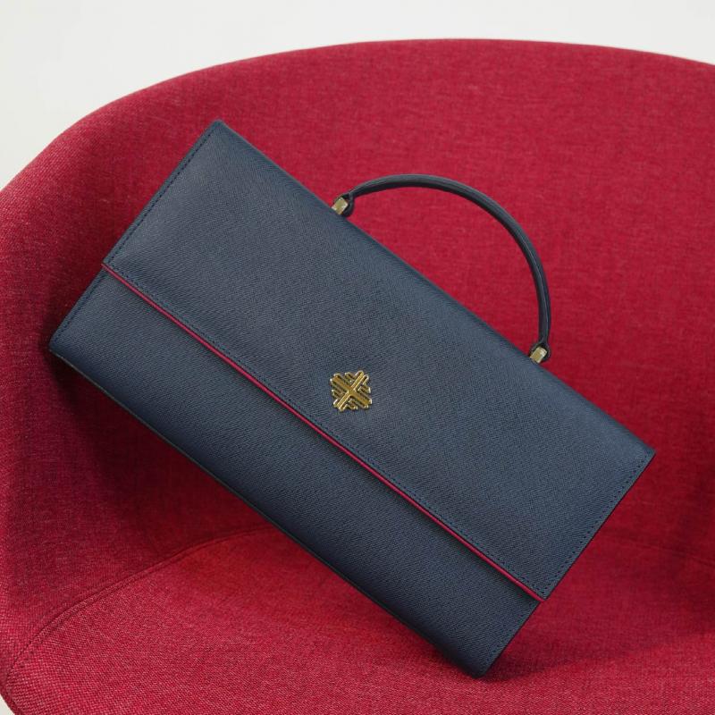 Cleo Slim Handbag - Midnight Saffiano thumbnail 3