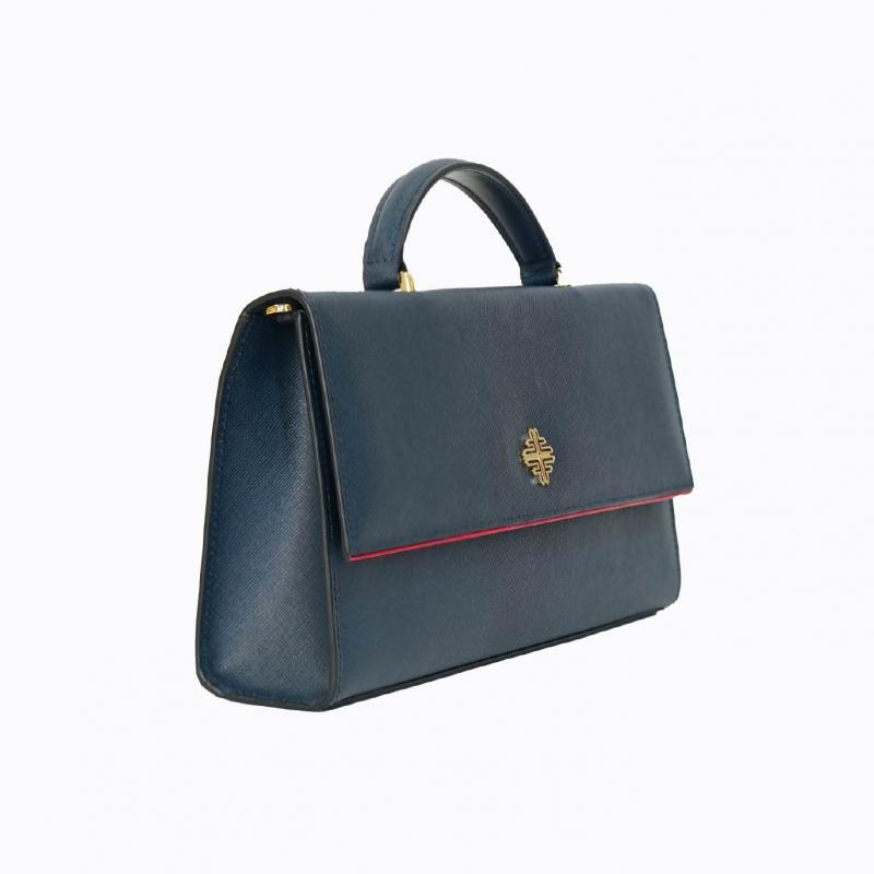 Cleo Slim Handbag - Midnight Saffiano thumbnail 5
