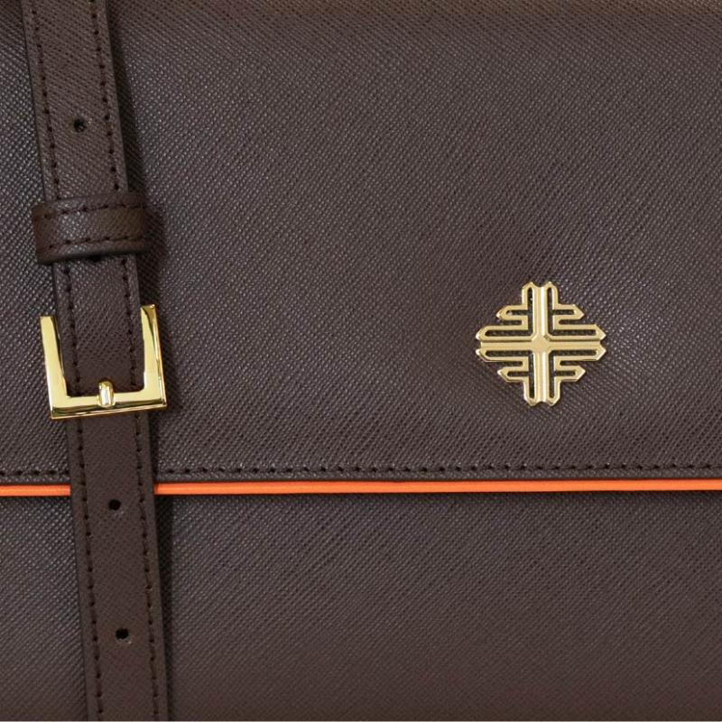 Cleo Slim Handbag - Espresso Saffiano thumbnail 5