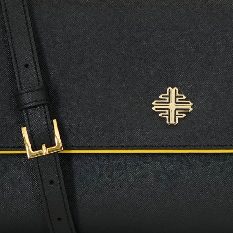 Cleo Slim Handbag - Black Saffiano thumbnail 3