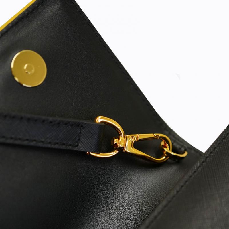 Cleo Slim Handbag - Black Saffiano thumbnail 4