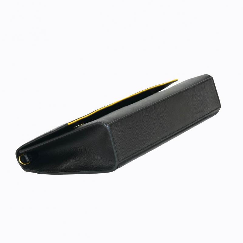 Cleo Slim Handbag - Black Saffiano thumbnail 6