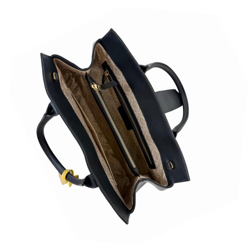 Cleo Cabas Handbag - Black Saffiano thumbnail 6