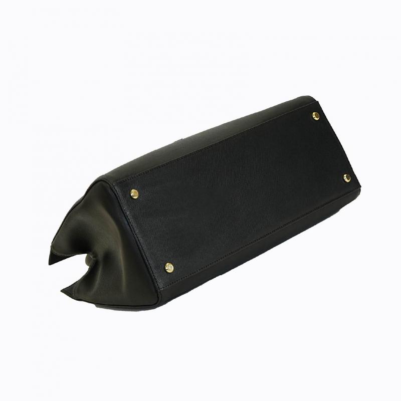 Cleo Cabas Handbag - Black Saffiano thumbnail 8