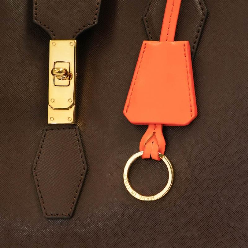 Cleo Cabas Handbag - Espresso Saffiano thumbnail 5