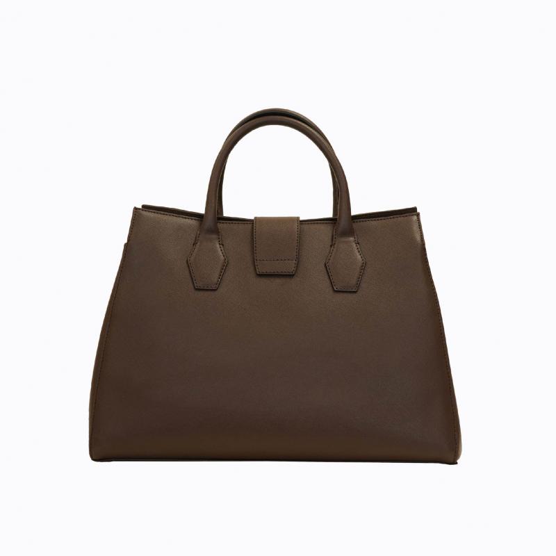 Cleo Cabas Handbag - Espresso Saffiano thumbnail 7