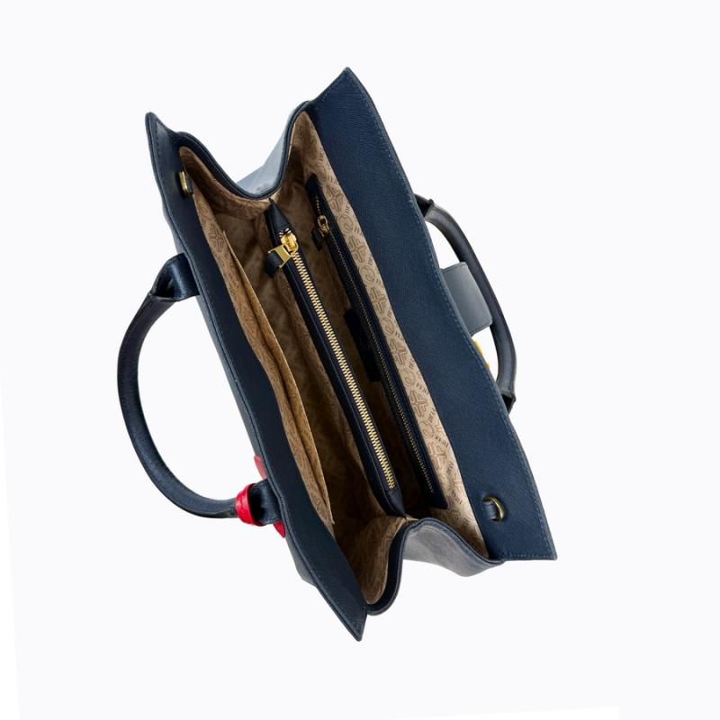 Cleo Cabas Handbag - Midnight Saffiano thumbnail 6