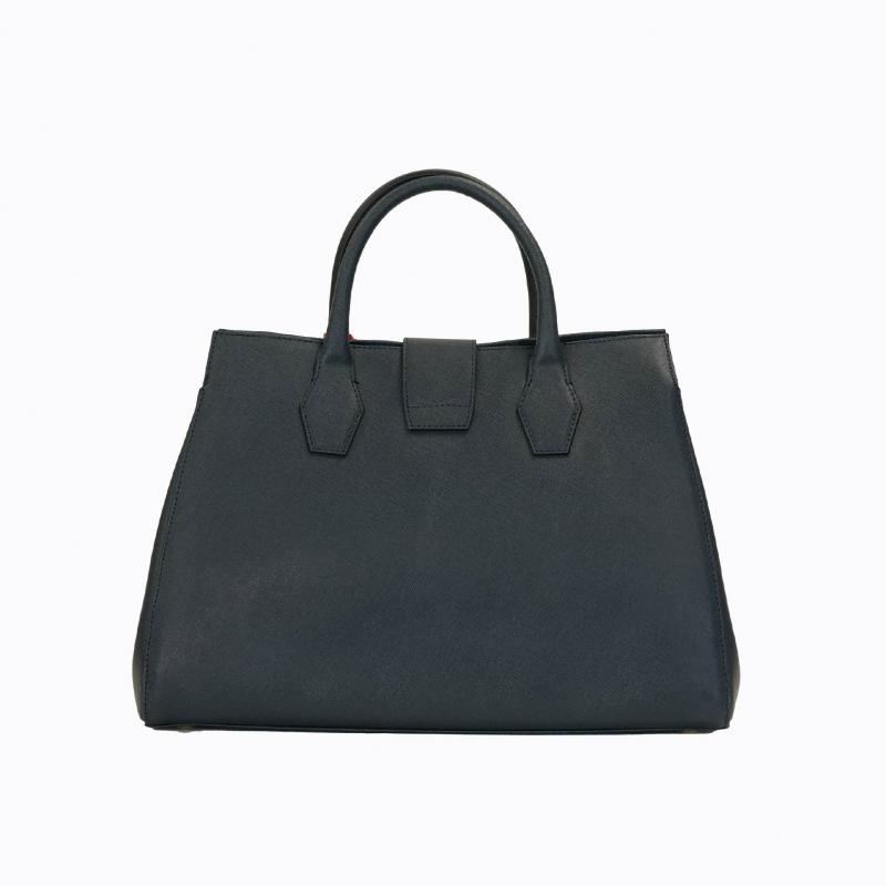 Cleo Cabas Handbag - Midnight Saffiano thumbnail 7