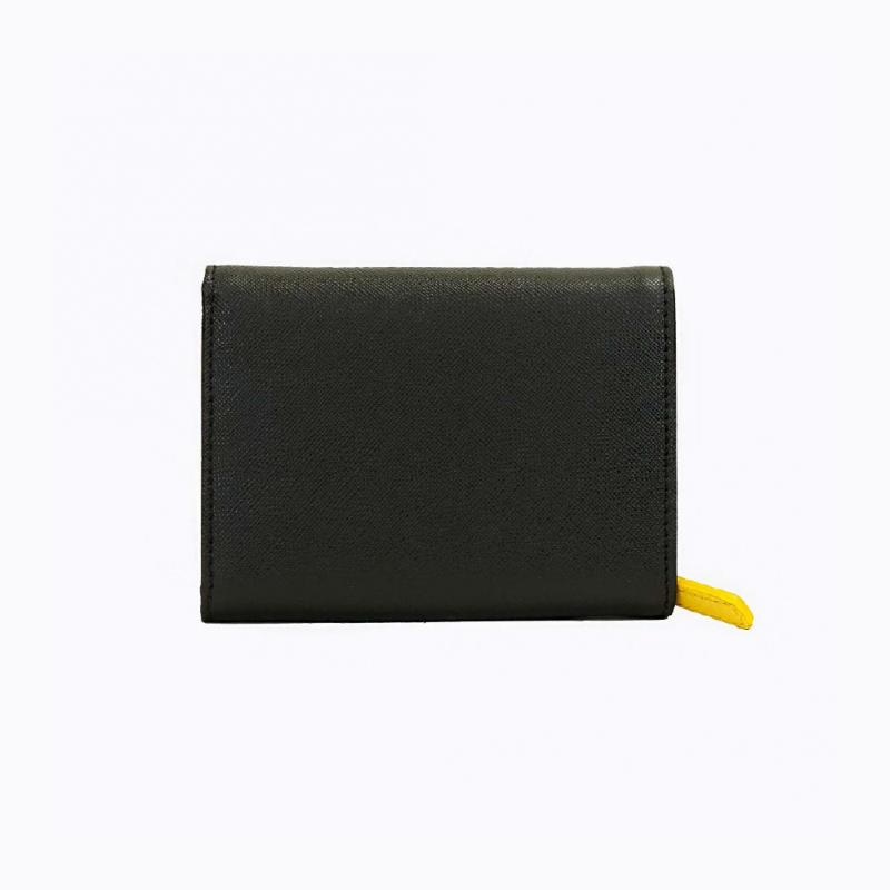 Cleo Trifold Wallet - Black Saffiano thumbnail 6