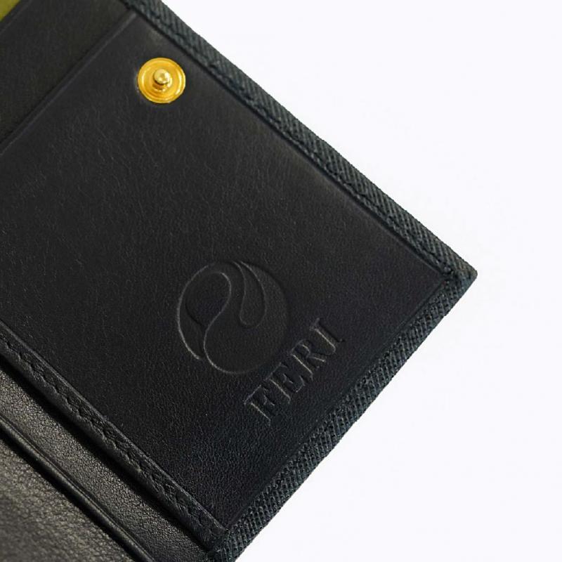 Cleo Trifold Wallet - Midnight Saffiano thumbnail 4