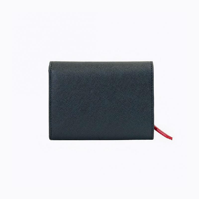Cleo Trifold Wallet - Midnight Saffiano thumbnail 5