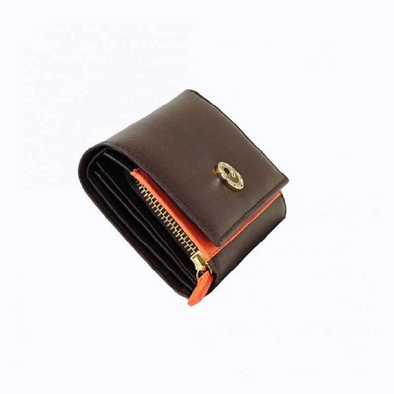 Cleo Trifold Wallet - Espresso Saffiano thumbnail 3