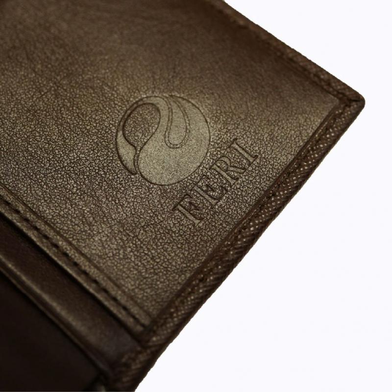 Cleo Trifold Wallet - Espresso Saffiano thumbnail 5