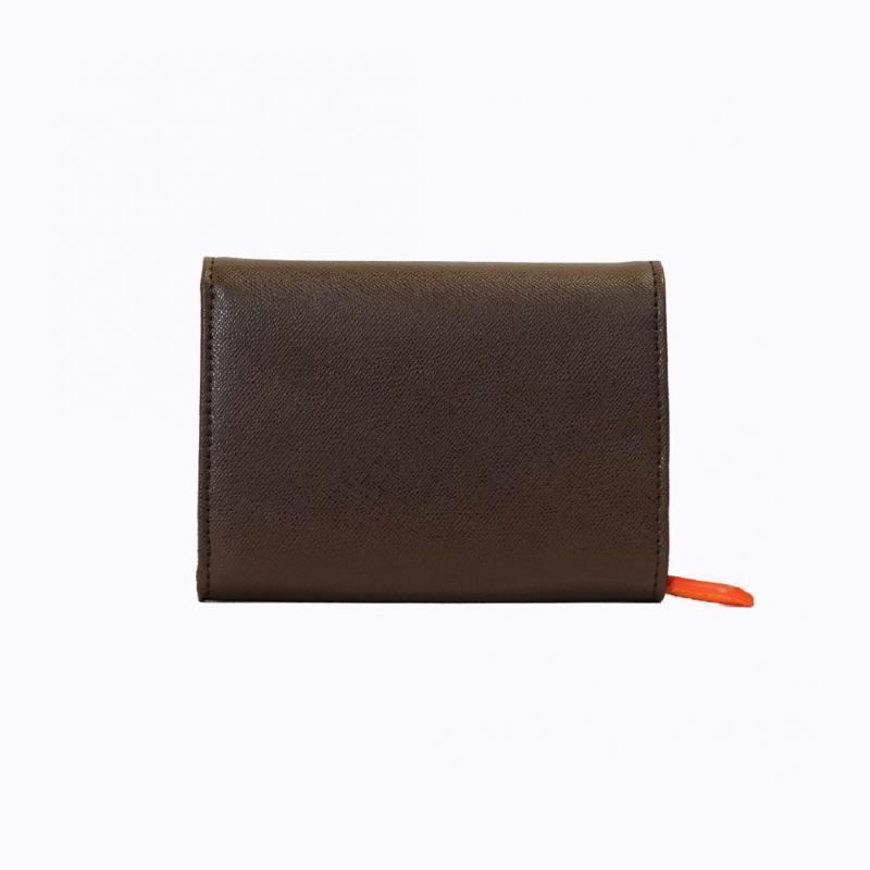 Cleo Trifold Wallet - Espresso Saffiano thumbnail 6