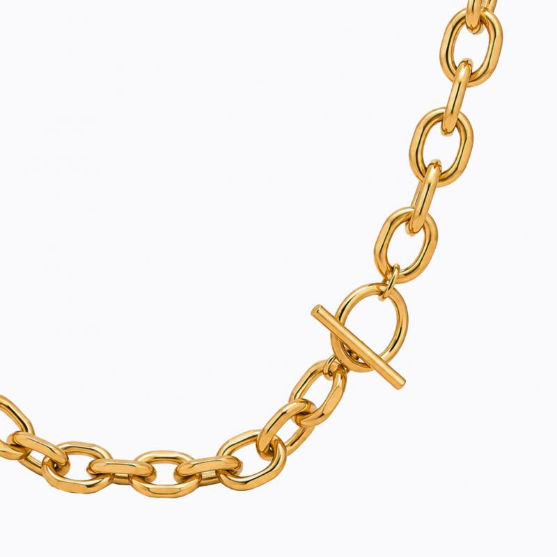 Volume & Vibe Toggle Necklace - Gold thumbnail 3