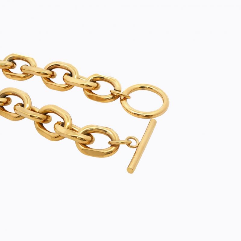 Volume & Vibe Toggle Necklace - Gold thumbnail 6