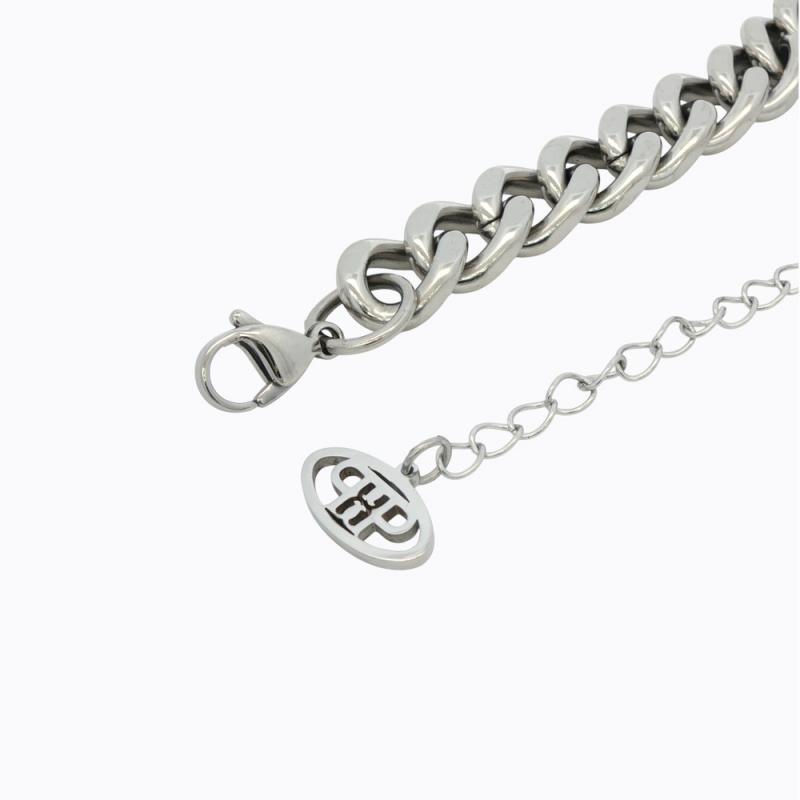 Intertwined Elegance Shackle Necklace - Gold/Silver thumbnail 4