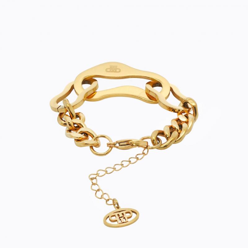 Fluid Bracelet - Gold thumbnail 3
