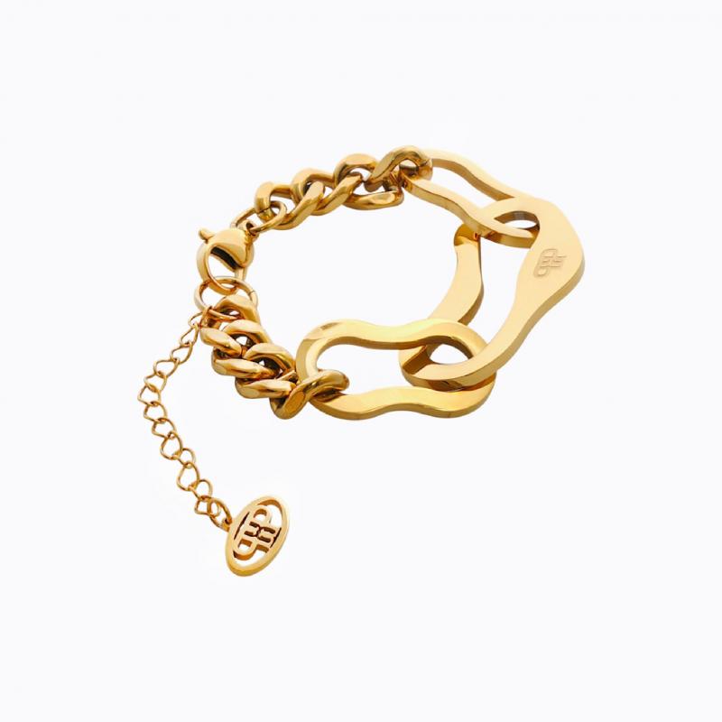 Fluid Bracelet - Gold thumbnail 4