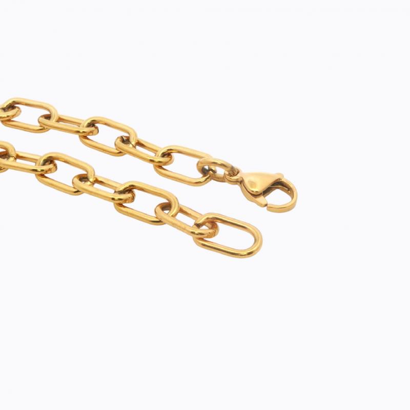 Intertwined Elegance Lock Bracelet - Gold/Silver thumbnail 5