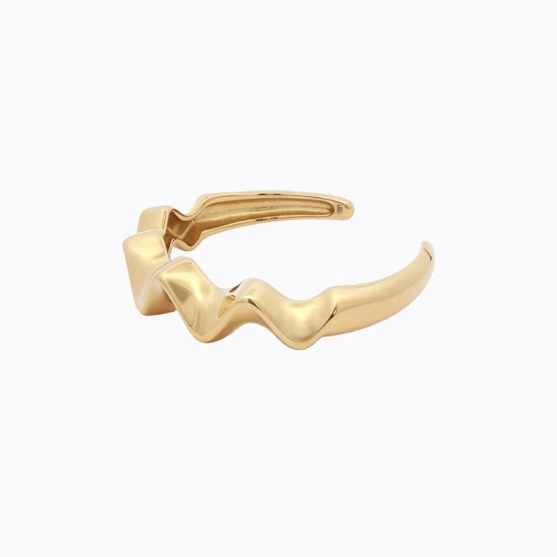 Artistry In Motion Cuff Bangle - Gold thumbnail 3