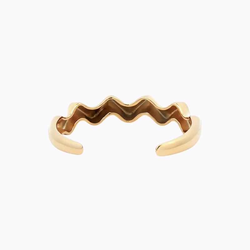 Artistry In Motion Cuff Bangle - Gold thumbnail 4