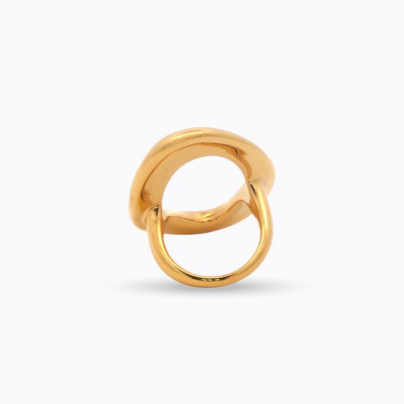 Artistry In Motion Loop Ring - Gold thumbnail 4
