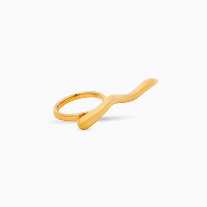 Artistry In Motion Wave Ring - Gold thumbnail 4