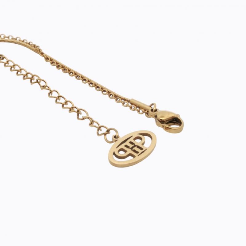 Heartfelt Elegance Layered Necklace - Gold thumbnail 4