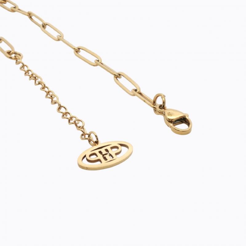Iconic Impressions Lock Necklace - Gold thumbnail 4