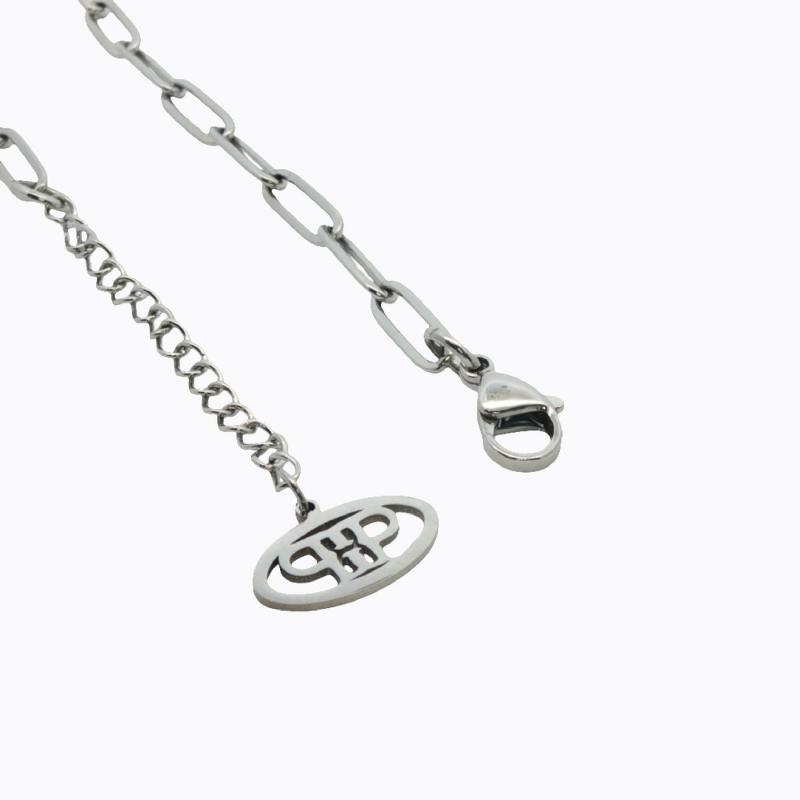 Iconic Impressions Lock Necklace - Silver thumbnail 4