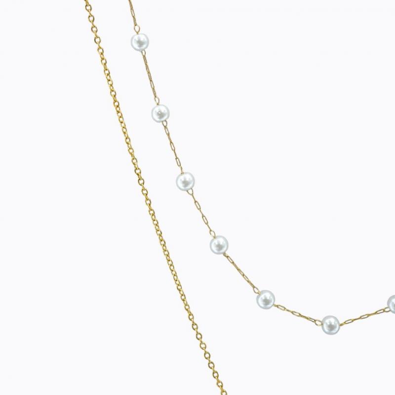 Iconic Impressions Layered Y-Necklace - Gold thumbnail 4