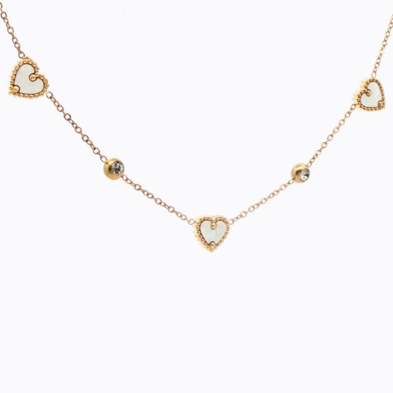 Heartfelt Elegance Affinity Necklace - Gold thumbnail 3
