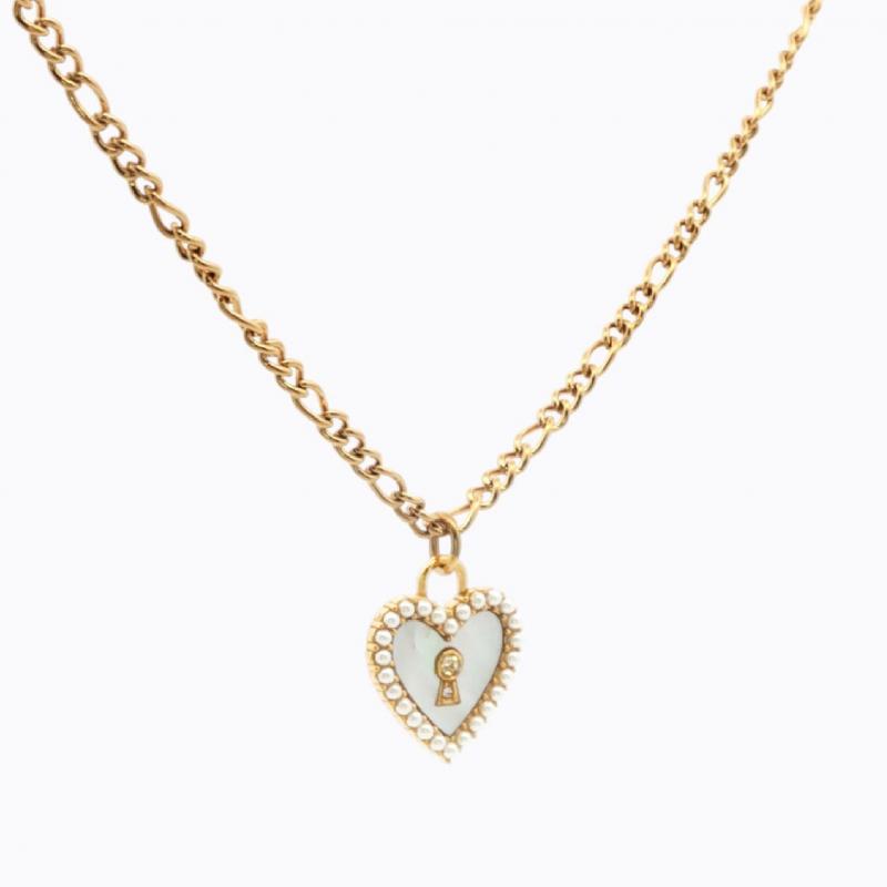 Heartfelt Elegance Enchanted Necklace - Gold thumbnail 3