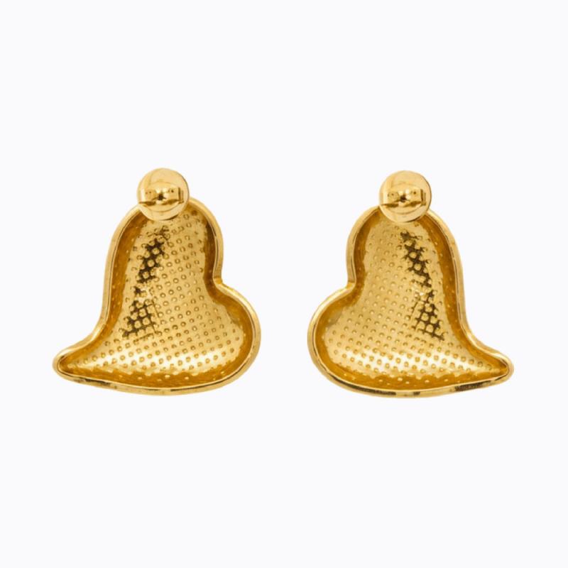 Heartfelt Elegance Earrings - Gold thumbnail 3