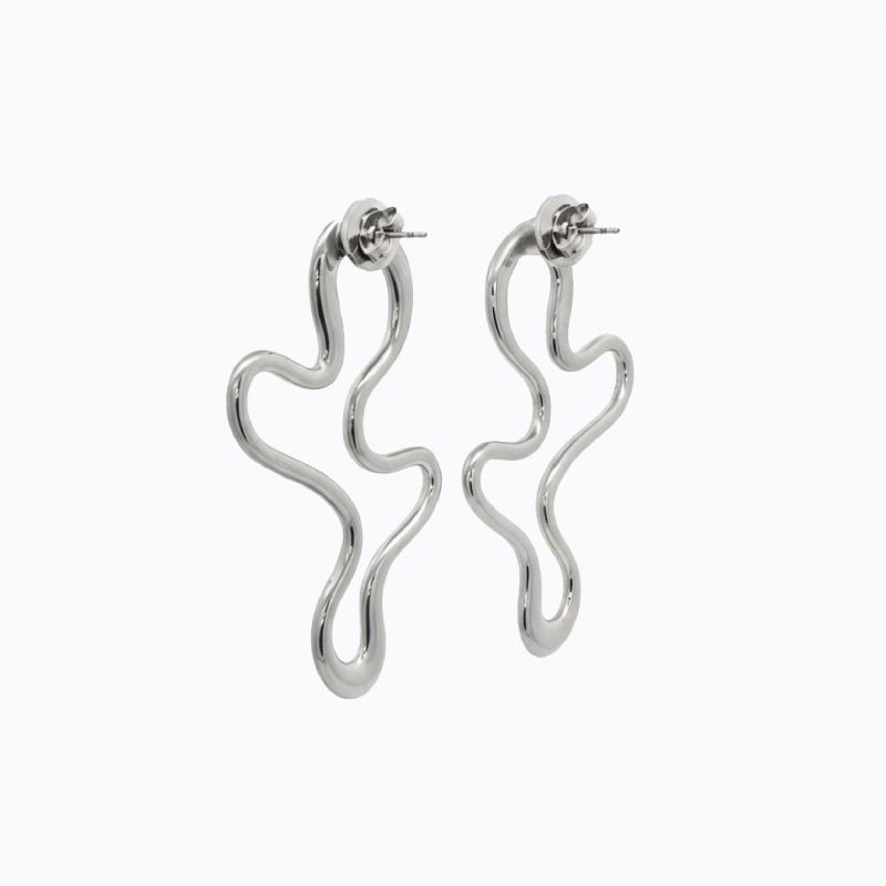 Artistry In Motion Earrings - Silver thumbnail 3