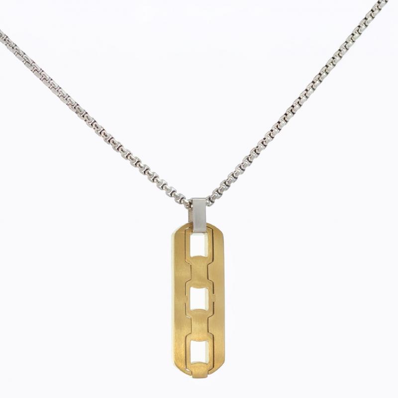 Heritage Amor Necklace - Silver/Gold thumbnail 3