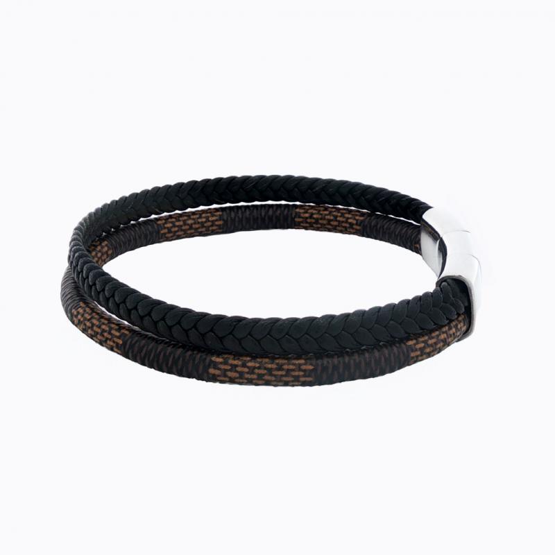 Fearless Adornments Wrap Bracelet - Black/Brown thumbnail 3