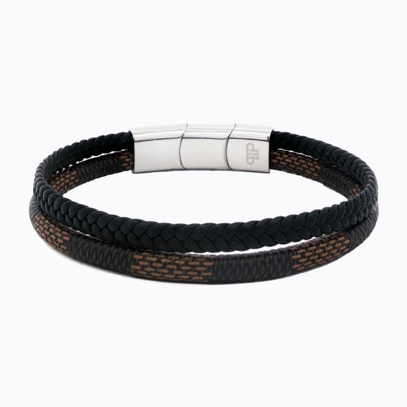Fearless Adornments Wrap Bracelet - Black/Brown thumbnail 4