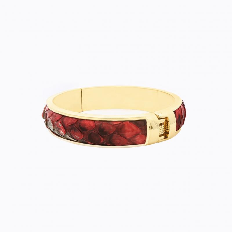 Exotic Python Bangle - Red / White thumbnail 4