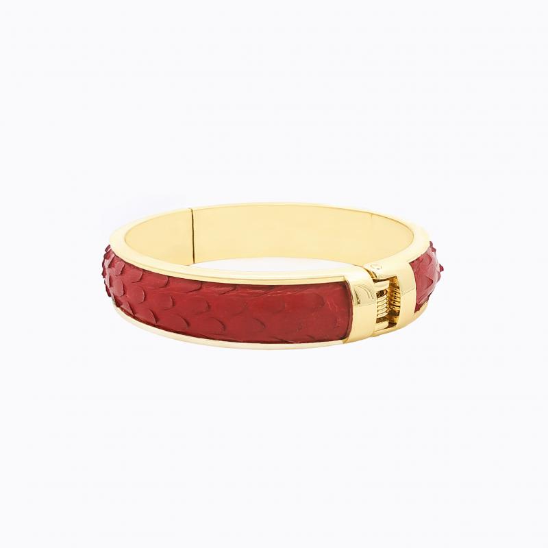 Exotic Python Bangle - Rose Red thumbnail 3