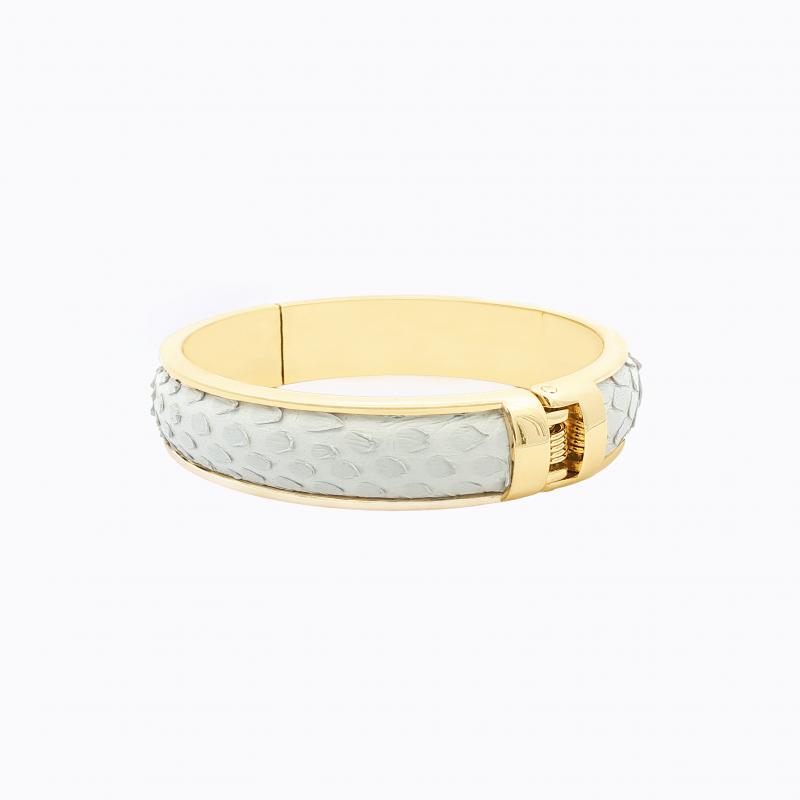 Exotic Python Bangle - Milk White thumbnail 3