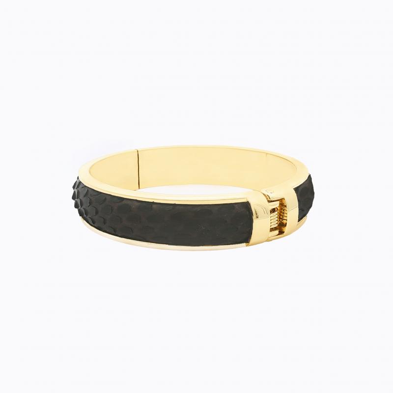 Exotic Python Bangle - Dark Coffee thumbnail 3
