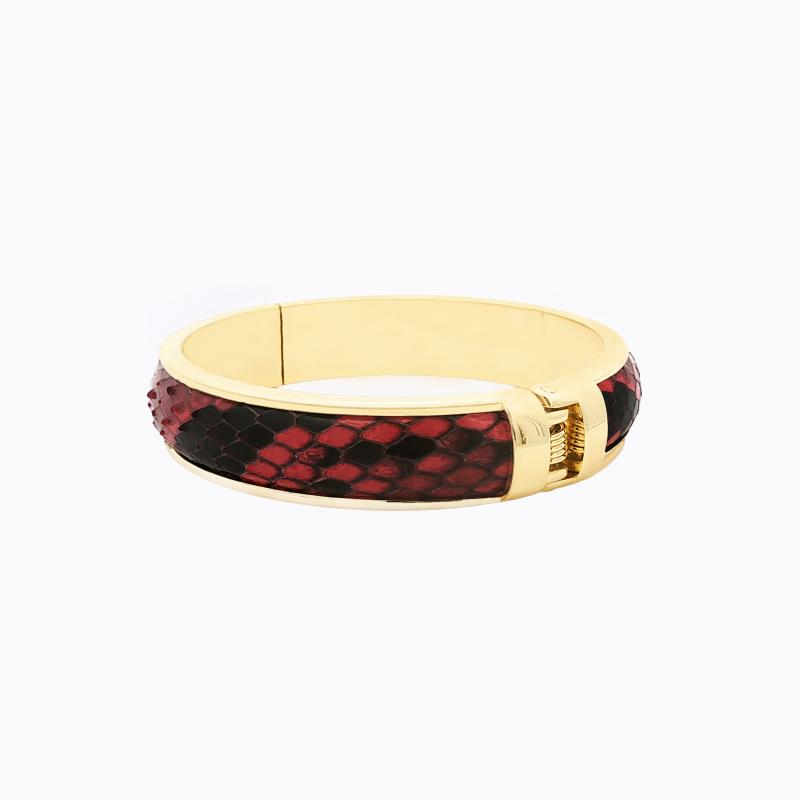 Exotic Python Bangle - Black / Red thumbnail 3