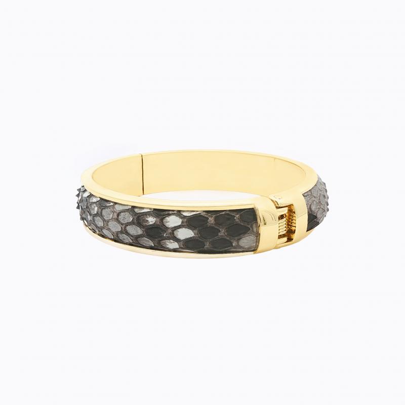 Exotic Python Bangle - Dusty Rose thumbnail 3